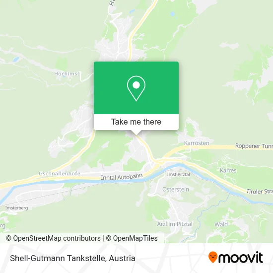 Shell-Gutmann Tankstelle map