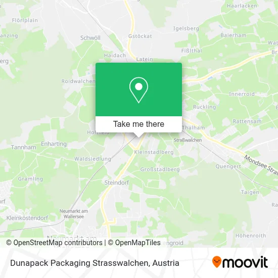 Dunapack Packaging Strasswalchen map