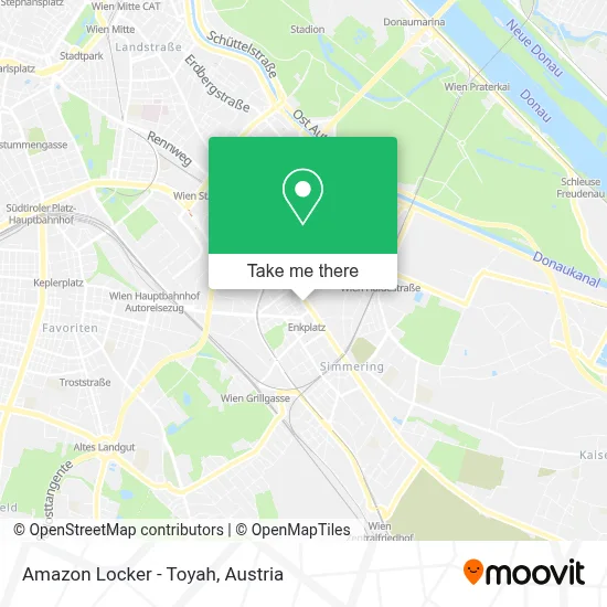 Amazon Locker - Toyah map