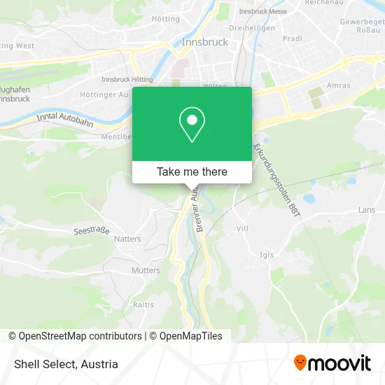 Shell Select map