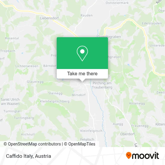 Caffido Italy map