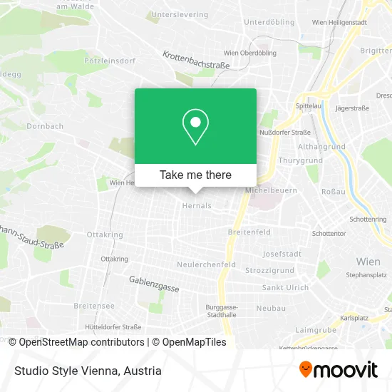 Studio Style Vienna map