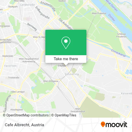 Cafe Albrecht map