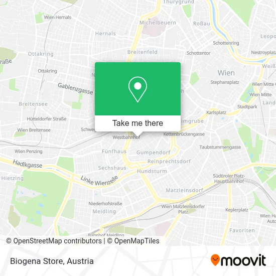 Biogena Store map