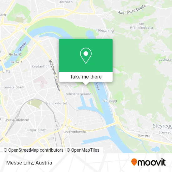 Messe Linz map