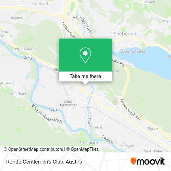 Rondo Gentlemen's Club map
