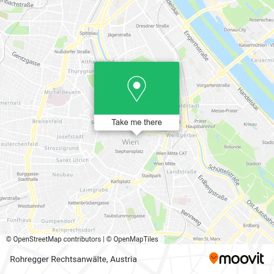 Rohregger Rechtsanwälte map