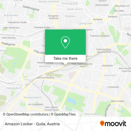 Amazon Locker - Quila map