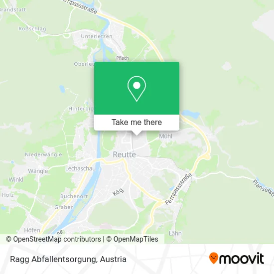 Ragg Abfallentsorgung map