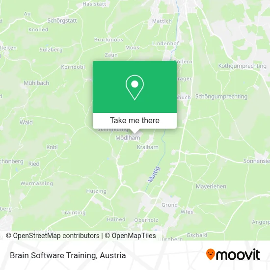Brain Software Training map