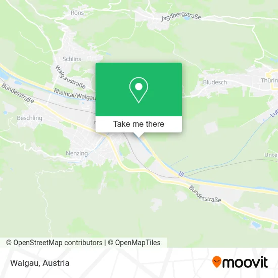 Walgau map