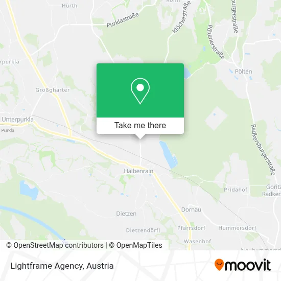 Lightframe Agency map