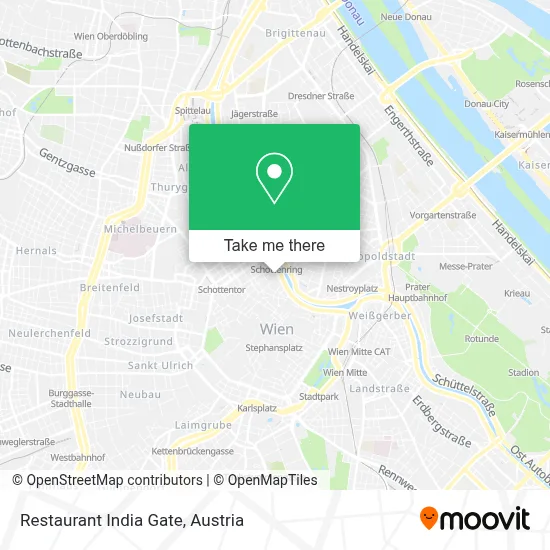 Restaurant India Gate map