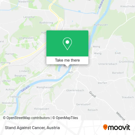Stand Against Cancer map
