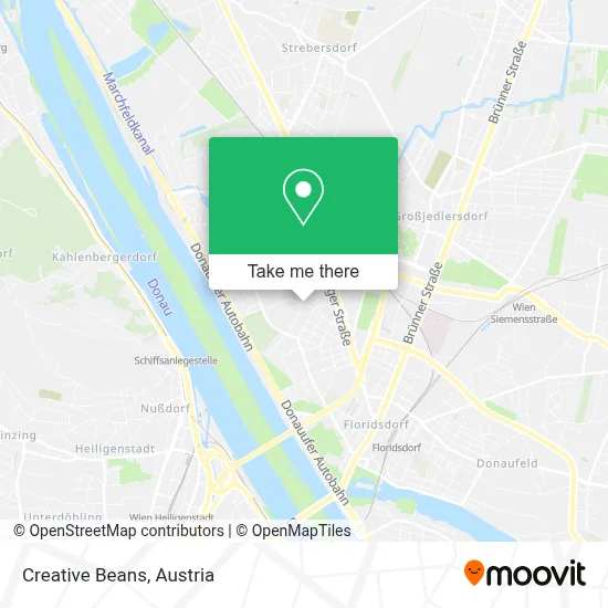 Creative Beans map