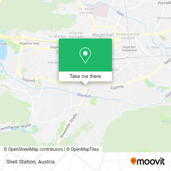Shell Station map