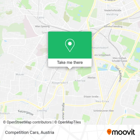 Competition Cars map