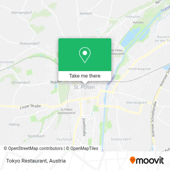 Tokyo Restaurant map