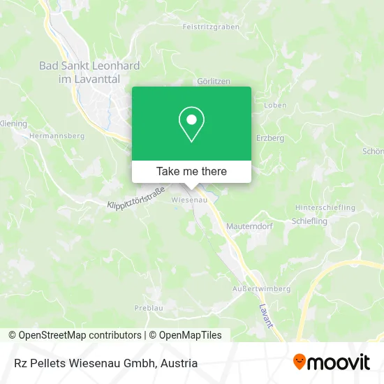 Rz Pellets Wiesenau Gmbh map