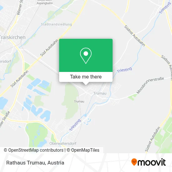 Rathaus Trumau map