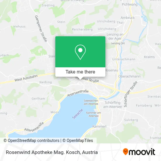 Rosenwind Apotheke Mag. Kosch map
