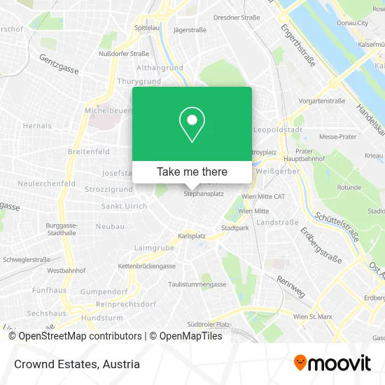 Crownd Estates map