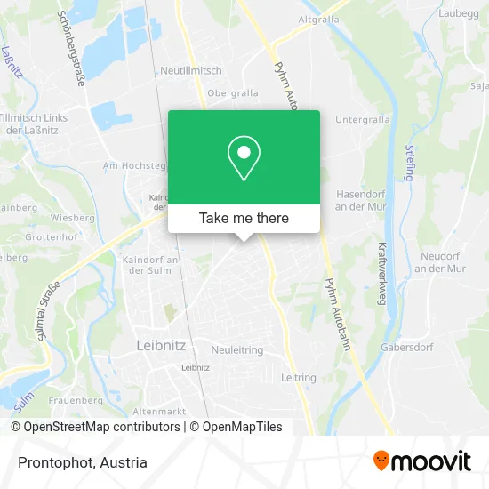 Prontophot map