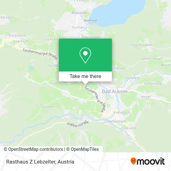 Rasthaus Z Lebzelter map