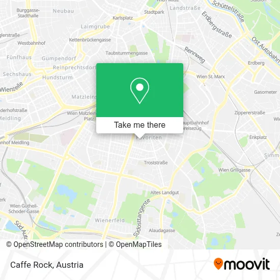 Caffe Rock map