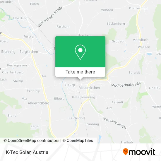 K-Tec Solar map