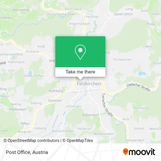 Post Office map