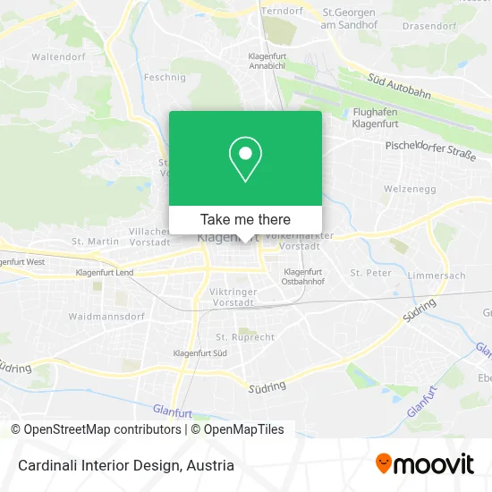 Cardinali Interior Design map