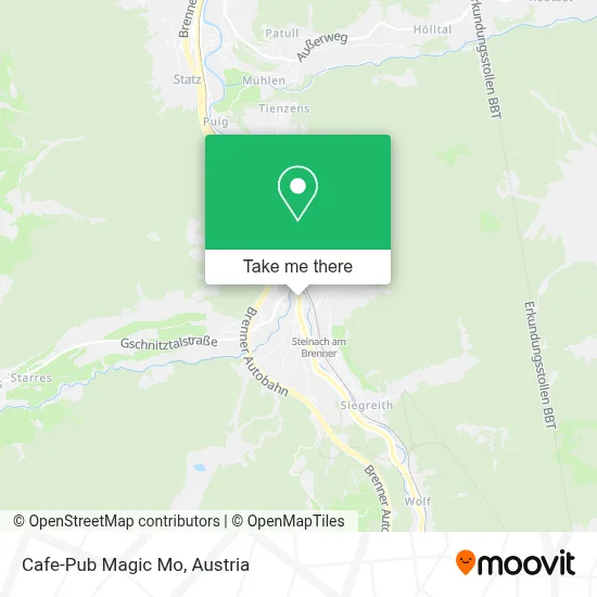 Cafe-Pub Magic Mo map