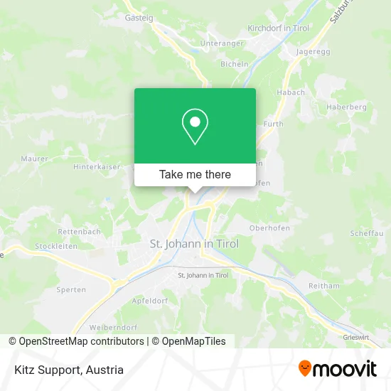 Kitz Support map