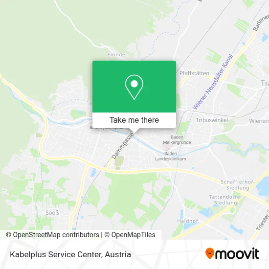 Kabelplus Service Center map