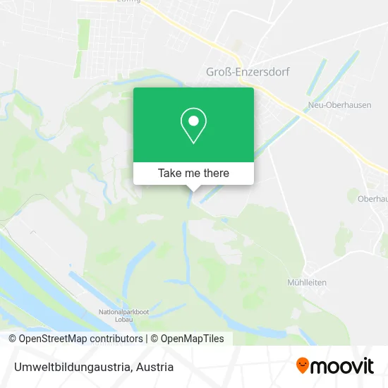 Umweltbildungaustria map