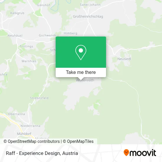 Raff - Experience Design map