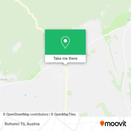 Rohonci Tó map
