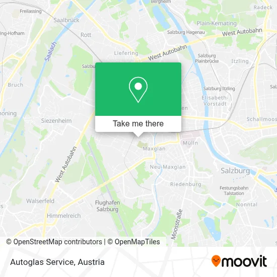 Autoglas Service map