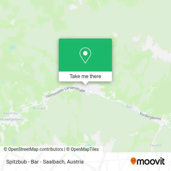 Spitzbub - Bar - Saalbach map