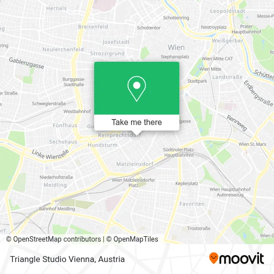 Triangle Studio Vienna map