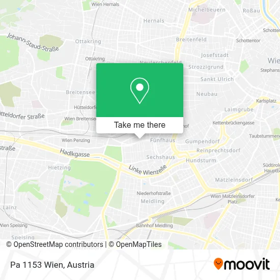 Pa 1153 Wien map