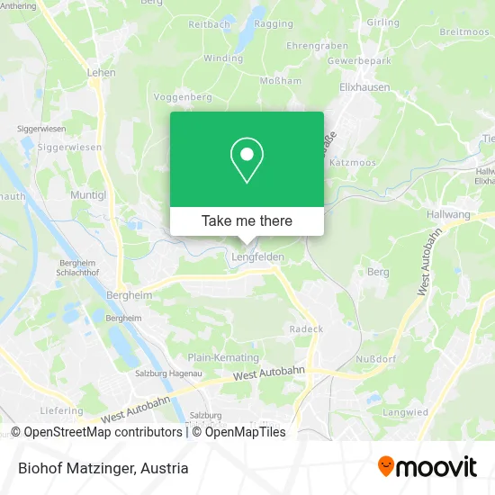 Biohof Matzinger map