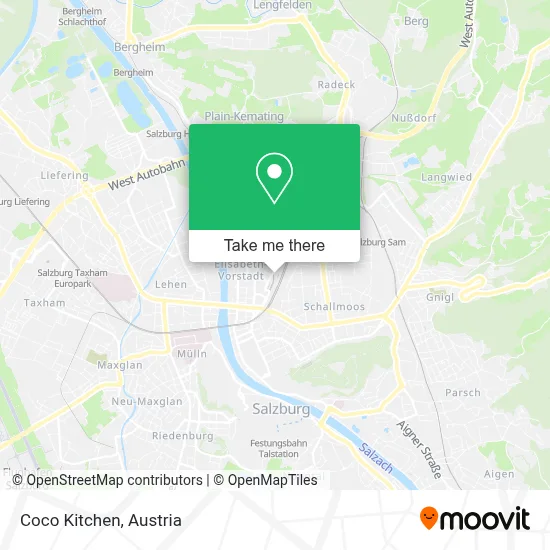 Coco Kitchen map