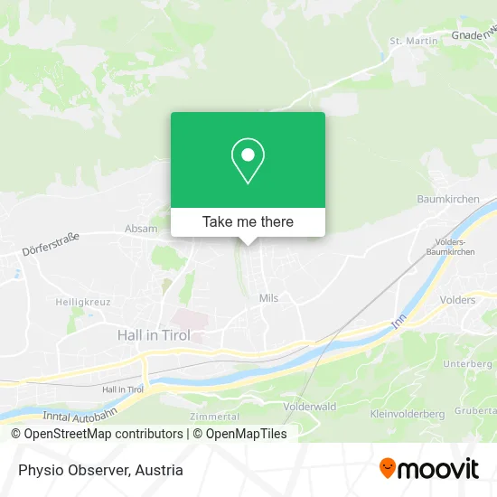 Physio Observer map