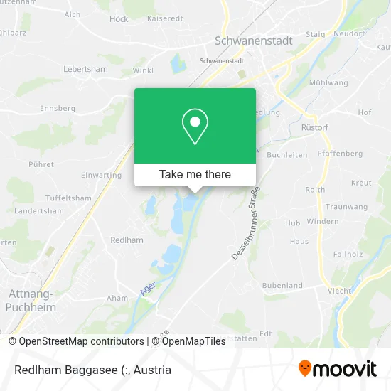 Redlham Baggasee map
