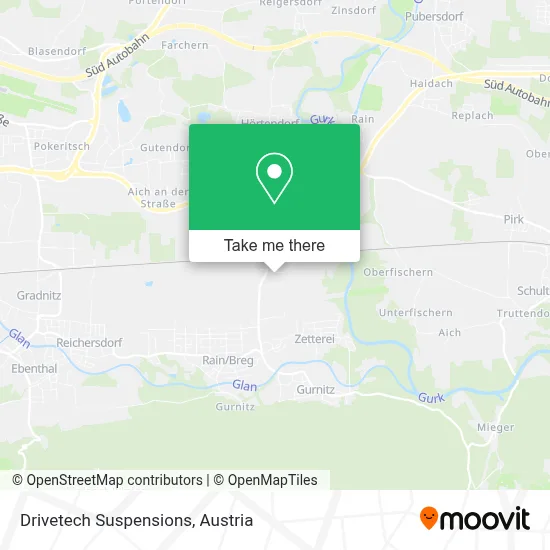 Drivetech Suspensions map
