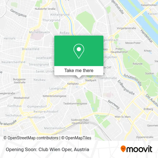 Opening Soon: Club Wien Oper map