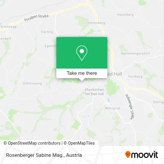 Rosenberger Sabine Mag. map