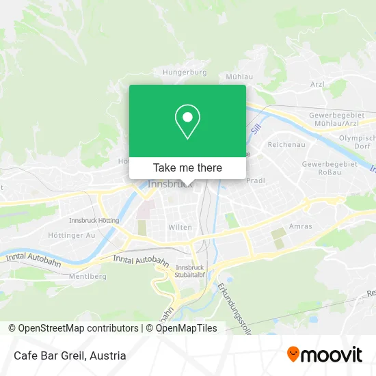 Cafe Bar Greil map